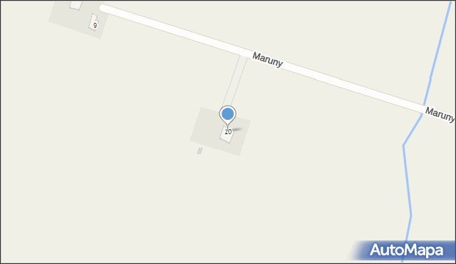 Maruny, Maruny, 10, mapa Maruny