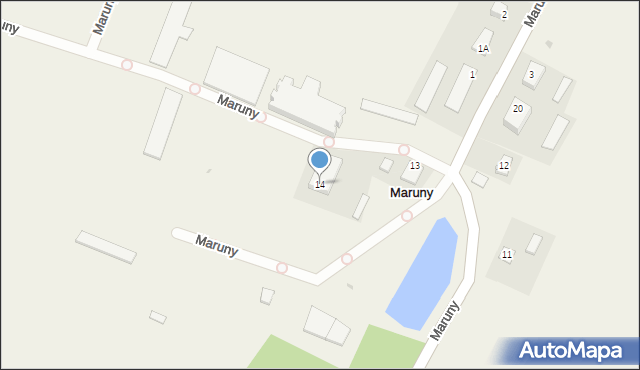 Maruny, Maruny, 14, mapa Maruny