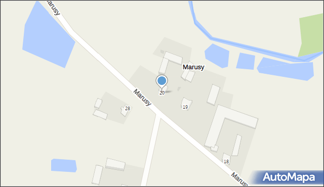 Marusy, Marusy, 20, mapa Marusy