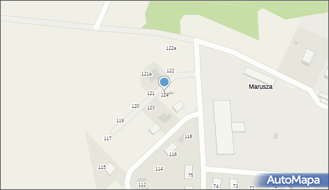 Marusza, Marusza, 124, mapa Marusza