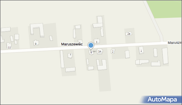 Maruszewiec, Maruszewiec, 4, mapa Maruszewiec