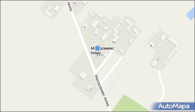 Maruszewiec Pofolwarczny, Maruszewiec Pofolwarczny, 6, mapa Maruszewiec Pofolwarczny