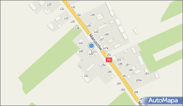 Maruszów, Maruszów, 149A, mapa Maruszów