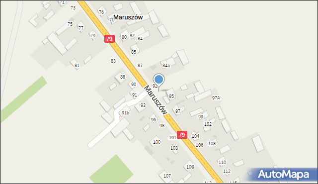 Maruszów, Maruszów, 94, mapa Maruszów