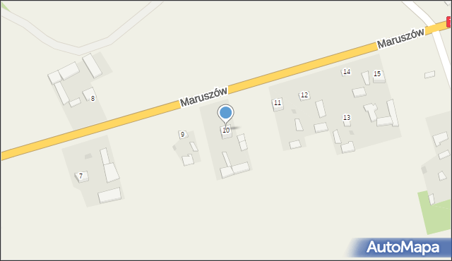 Maruszów, Maruszów, 10, mapa Maruszów