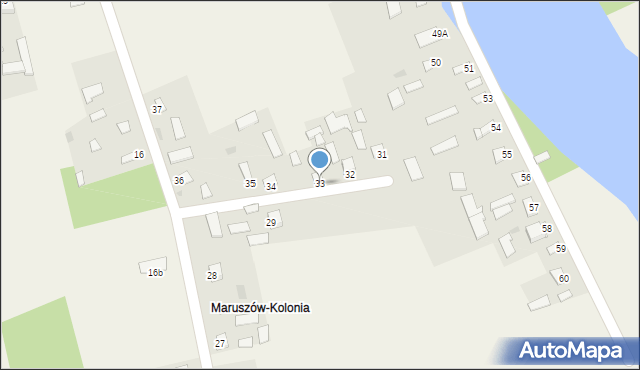 Maruszów, Maruszów, 33, mapa Maruszów