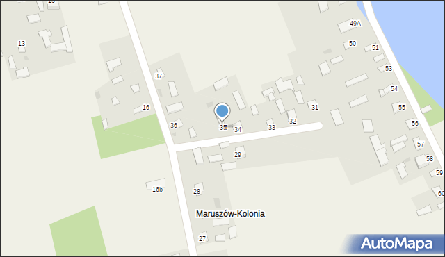 Maruszów, Maruszów, 35, mapa Maruszów