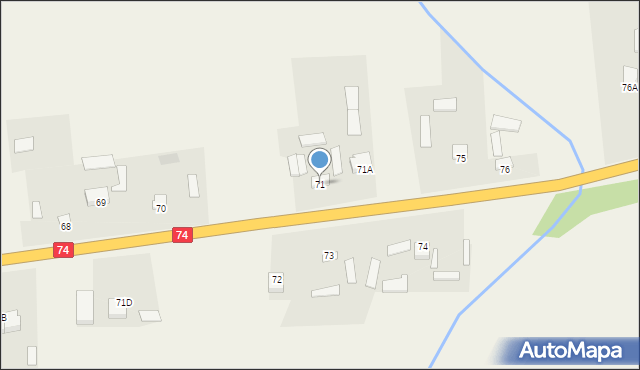 Maruszów, Maruszów, 71, mapa Maruszów