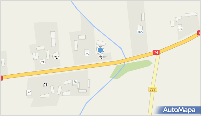 Maruszów, Maruszów, 76, mapa Maruszów