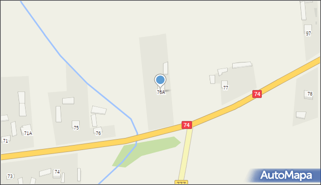 Maruszów, Maruszów, 76A, mapa Maruszów