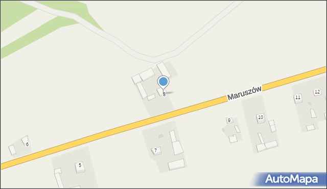 Maruszów, Maruszów, 8, mapa Maruszów