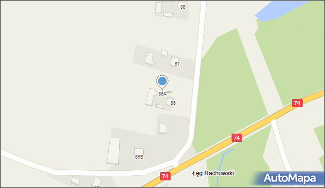 Maruszów, Maruszów, 86A, mapa Maruszów