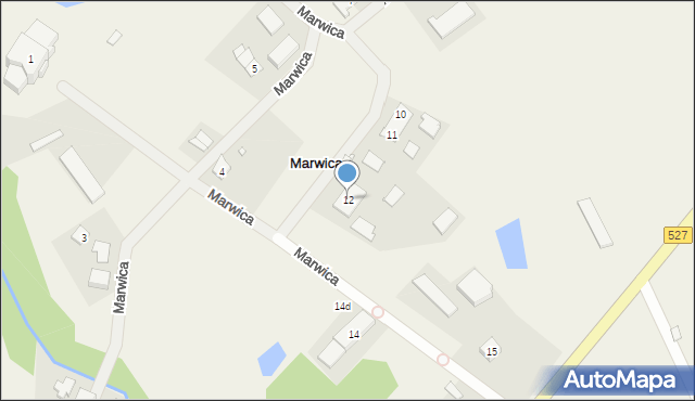 Marwica, Marwica, 12, mapa Marwica