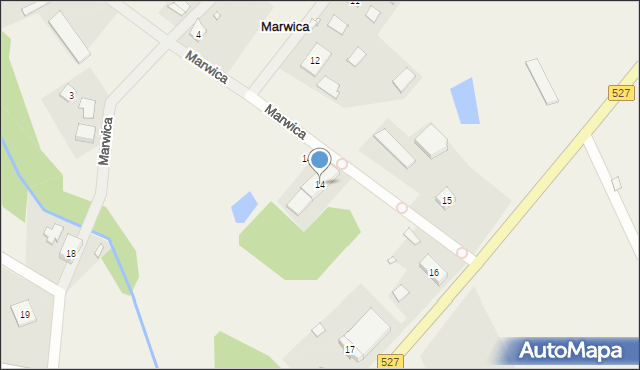 Marwica, Marwica, 14, mapa Marwica