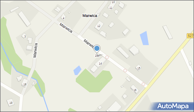 Marwica, Marwica, 14d, mapa Marwica