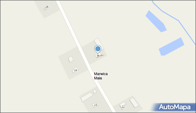 Marwica, Marwica, 25, mapa Marwica