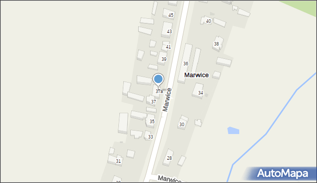 Marwice, Marwice, 37a, mapa Marwice