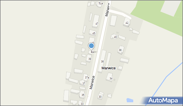 Marwice, Marwice, 41/1, mapa Marwice