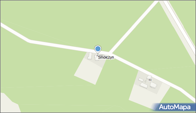 Marwice, Marwice, 71, mapa Marwice