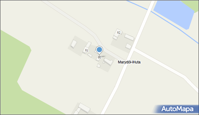 Marydół, Marydół, 60, mapa Marydół