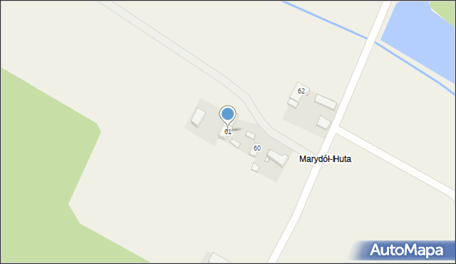 Marydół, Marydół, 61, mapa Marydół