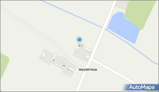 Marydół, Marydół, 62, mapa Marydół