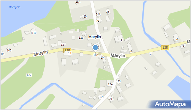 Marylin, Marylin, 10A, mapa Marylin