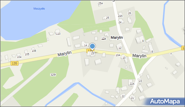 Marylin, Marylin, 13, mapa Marylin