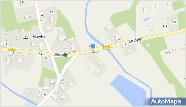 Marylin, Marylin, 7, mapa Marylin