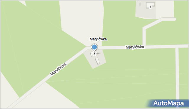 Marylówka, Marylówka, 2, mapa Marylówka