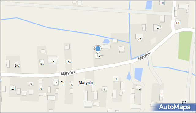 Marynin, Marynin, 4a, mapa Marynin