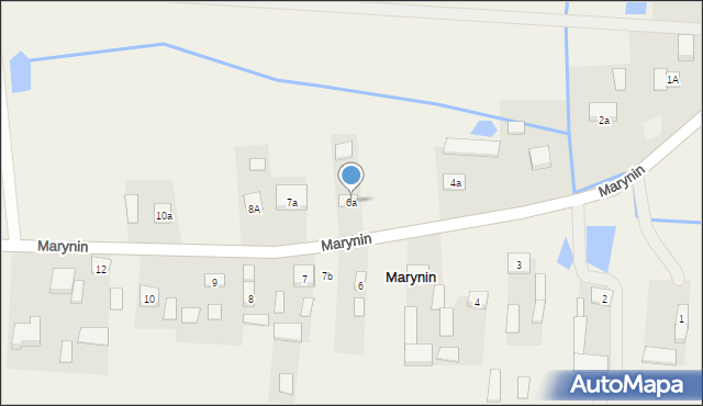 Marynin, Marynin, 6a, mapa Marynin