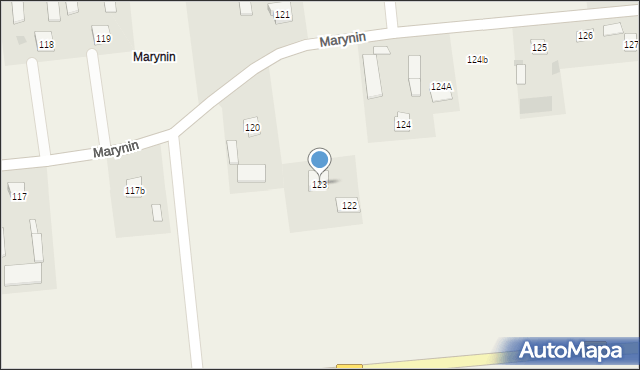 Marynin, Marynin, 123, mapa Marynin