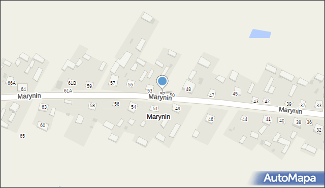 Marynin, Marynin, 52, mapa Marynin