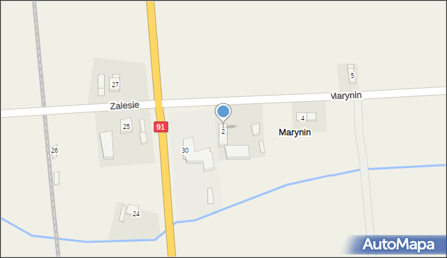 Marynin, Marynin, 3, mapa Marynin
