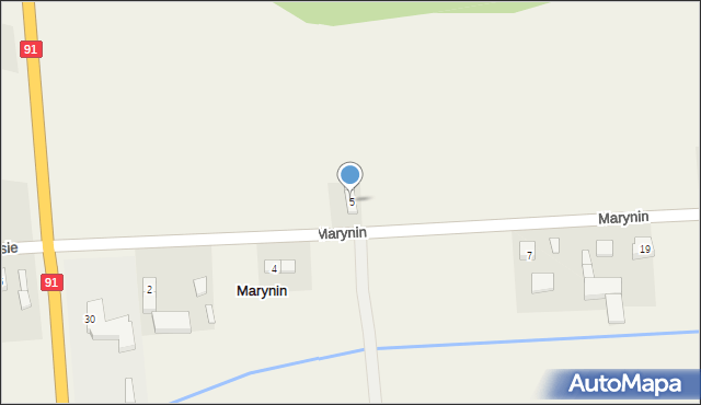 Marynin, Marynin, 5, mapa Marynin