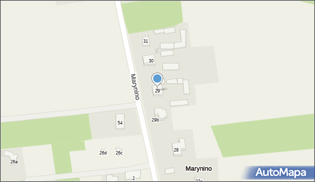 Marynino, Marynino, 29, mapa Marynino
