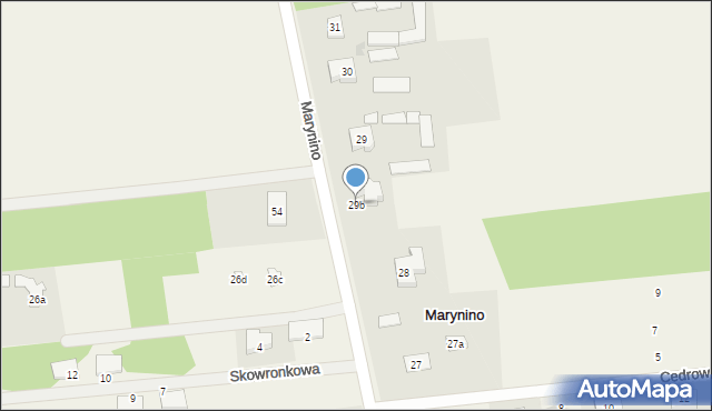 Marynino, Marynino, 29b, mapa Marynino