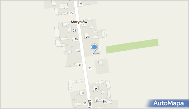 Maryniów, Maryniów, 31, mapa Maryniów