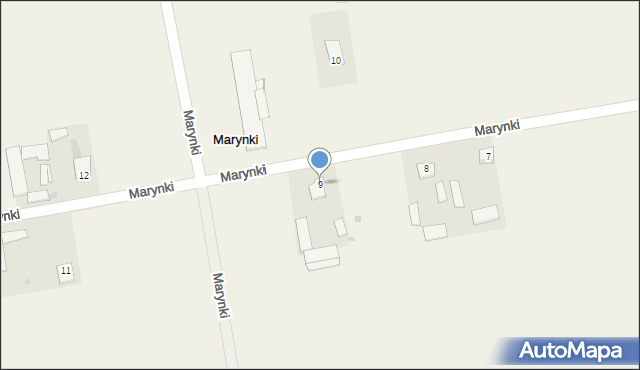 Marynki, Marynki, 9, mapa Marynki