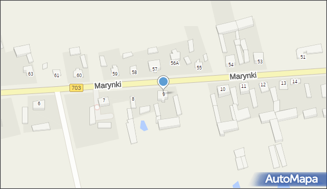 Marynki, Marynki, 9, mapa Marynki