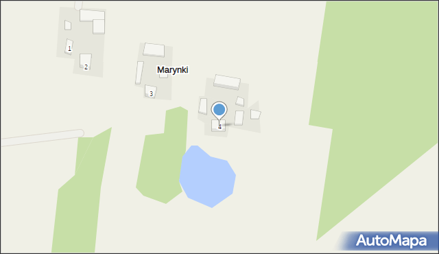 Marynki, Marynki, 4, mapa Marynki