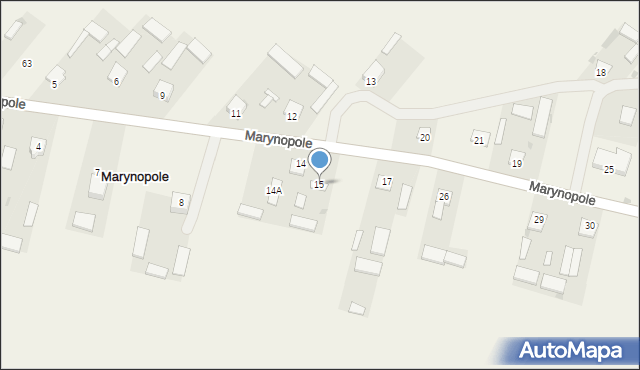 Marynopole, Marynopole, 15, mapa Marynopole