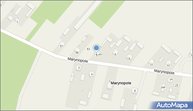 Marynopole, Marynopole, 5, mapa Marynopole