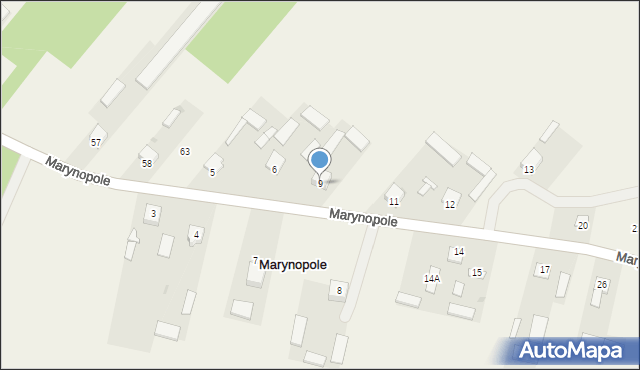 Marynopole, Marynopole, 9, mapa Marynopole