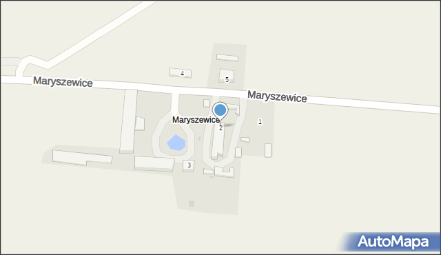 Maryszewice, Maryszewice, 2, mapa Maryszewice