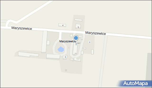 Maryszewice, Maryszewice, 2, mapa Maryszewice