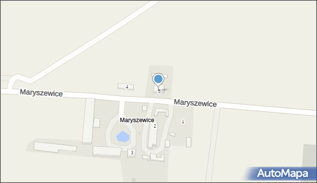 Maryszewice, Maryszewice, 5, mapa Maryszewice