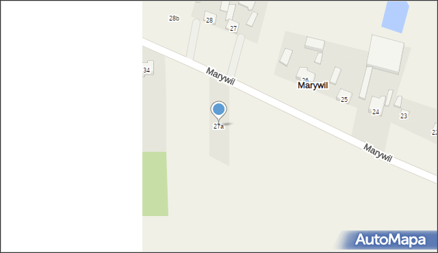 Marywil, Marywil, 27a, mapa Marywil