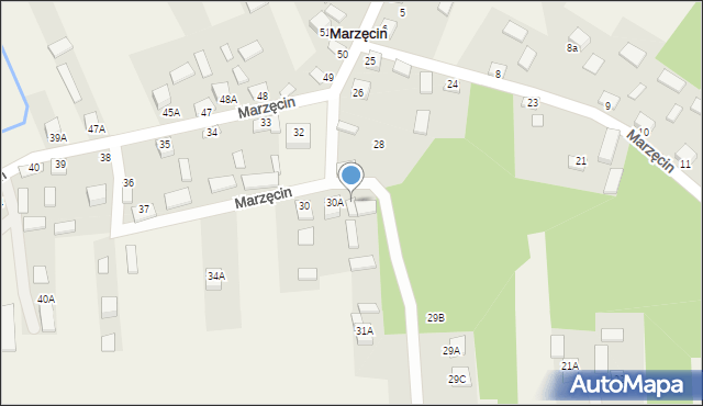 Marzęcin, Marzęcin, 31, mapa Marzęcin